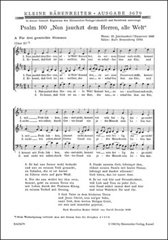 Liedsatze zu den Psalmen 100 und 150 by Hessenberg Kurt for Mixed Choir