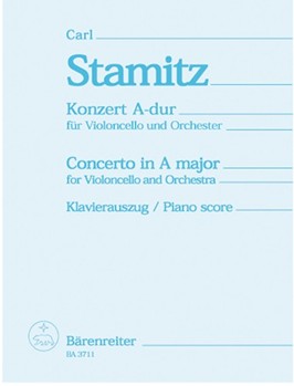 Concerto In A Major by Stamitz Carl for Cello and Piano