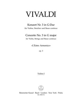 Concerto III G-Dur RV 310 (aus "L'Estro armonico" op. 3) by Vivaldi Antonio Lucio for