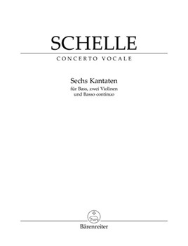 six Kantaten fur eine Solostimme und Instrumente by Schelle Johann for BSolo/2V/B