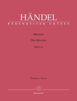 Messiah - English/German - paper bound full score by Handel George Frideric for Full Score