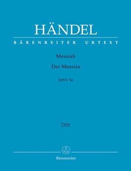 Messiah HWV 56 - Viola part by Handel George Frideric for VLA