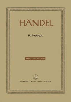 Susanna HWV 66 -Dramatisches Oratorium in 3 Akten- by Handel George Frideric for