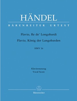 Flavio Re de' Longobardi (Flavio Konig der Langobarden) HWV 16 -Dramma per musica in drei Akten- by Handel George Frideric - Fuchs Hermann - for 2SSolo/Mez
