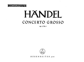 Concerto grosso B-Dur op. 3/1 HWV 312 by Handel George Frideric for