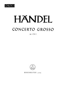 Concerto grosso d-Moll op. 3/5 HWV 316 by Handel George Frideric for