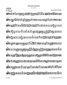 Concerto grosso D major op. 3/6 HWV 317 by Handel George Frideric for