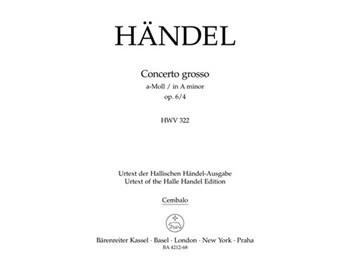Concerto grosso a-Moll op. 6/4 HWV 322 by Handel George Frideric for