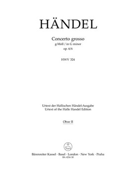 Concerto grosso g-Moll op. 6/6 HWV 324 by Handel George Frideric for