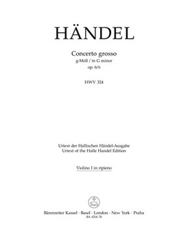 Concerto grosso g-Moll op. 6/6 HWV 324 by Handel George Frideric for