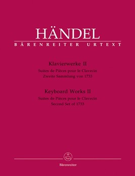 Keyboard Works II Suites by Handel George Frideric for Piano