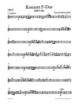 Concerto for Organ and Orchestra Nr. 13 F major HWV 295 "The Cuckoo and the Nightingale" by Handel George Frideric for