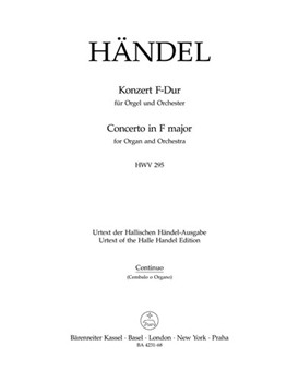 Concerto for Organ and Orchestra Nr. 13 F major HWV 295 "The Cuckoo and the Nightingale" by Handel George Frideric for