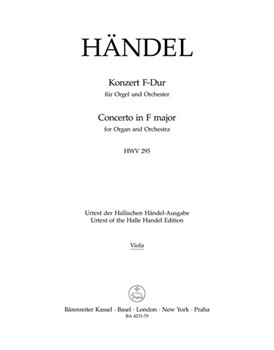 Concerto for Organ and Orchestra Nr. 13 F major HWV 295 "The Cuckoo and the Nightingale" by Handel George Frideric for
