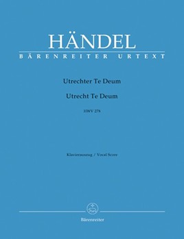 Utrecht Te Deum HWV 278 by Handel George Frideric - Lars-Henrik Nysten - for 2SSolo/2AS