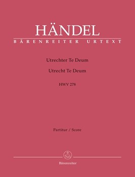 Utrecht Te Deum HWV 278 by Handel George Frideric for 2SSolo/2AS