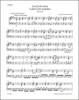 Let God arise HWV 256b by Handel George Frideric for