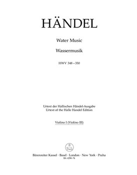 Water Music HWV 348-350 by Handel George Frideric for