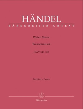 Water Music HWV 348-350 by Handel George Frideric for Full Score