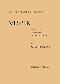 Magnificat "Meine Seele erhebt den Herren" -Teil 5- (aus "Vesper" (1962)) by Zimmermann Heinz W for Mixed Choir
