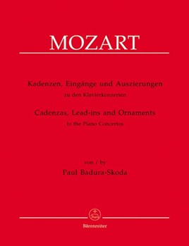 Kadenzen Eingange und Auszierungen zu den Klavierkonzerten von Wolfgang Amadeus Mozart by Badura-Skoda Paul for Piano