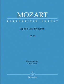 Apollo and Hyacinth K. 38 -A latin Intermedium of the Schooldrama "Clementia Croesi"- by Mozart Wolfgang Amadeus - Muller Karl-Heinz - for 2SSolo/2AS