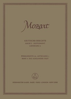 Alexander's Feast K. 591 -Cantata in two parts- (in the arrangement of Wolfgang Amadeus Mozart) by Handel George Frideric - Mozart Wolfgang Amadeus - for