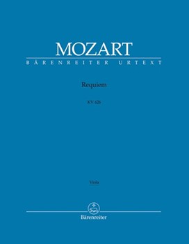 Requiem KV 626 by Mozart Wolfgang Amadeus - Eybler/Sussmayr - for Viola Part