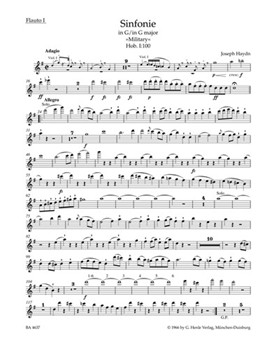 Symphony G major Hob. I:100 "Military" by Haydn Joseph - Salomon Johann Peter - for