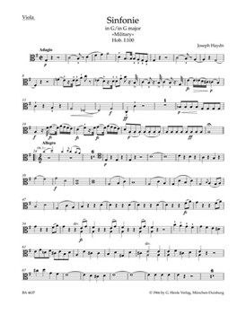 Symphony G major Hob. I:100 "Military" by Haydn Joseph - Salomon Johann Peter - for