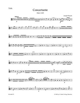 Concertante Hob. I:105 by Haydn Joseph for