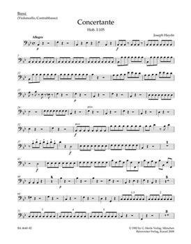 Concertante Hob. I:105 by Haydn Joseph for