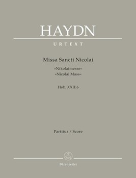 Missa Sancti Nicolai by Haydn Joseph for Full Score
