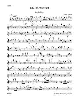 The Seasons Hob. XXI:3 (1799-1801) -Oratorio- by Haydn Joseph for