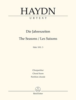 Die Jahreszeiten (The Seasons / Les Saisons) Hob. XXI:3 (1799-1801) -Oratorium- by Haydn Joseph for Sg-S-Solo