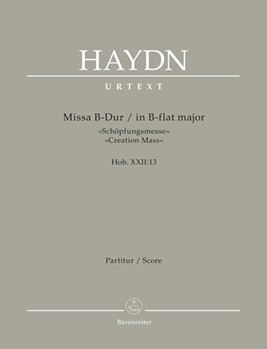 Missa B-Dur Hob. XXII:13 "Schopfungsmesse" by Haydn Joseph for Sg-S-Solo