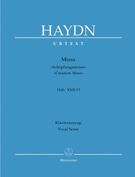 Schoepfungsmesse (Creation Mass) by Haydn Joseph - Sommer Jurgen - for Voc Sc