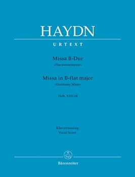 Harmoniemesse by Haydn Joseph - Moehn Heinz - for Vocal Scor