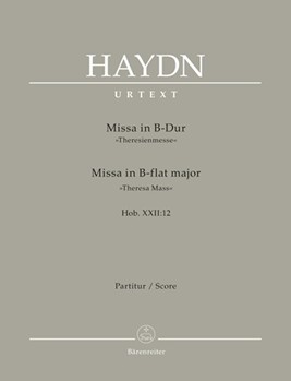 Missa B-Dur Hob. XXII:12 "Theresienmesse" by Haydn Joseph for Sg-S-Solo