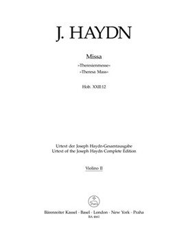 Missa B-flat major Hob.XXII:12 "Theresa Mass" by Haydn Joseph for