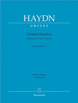 Orlando paladino Hob.XXVIII:11 -Dramma eroicomico in drei acts- by Haydn Joseph - Focke Martin - for 3SSolo/4TS