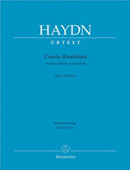 L'isola disabitata (Die wuste Insel) Hob.XXVIII:9 -Azione teatrale in due parti- by Haydn Joseph - Focke Martin - for 2SSolo/TSo