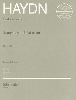 London Symphony Nr. 10 B-flat major Hob.I:102 by Haydn Joseph for 2Fl/2Ob/2b