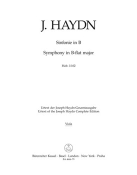 London Symphony Nr. 10 B-flat major Hob.I:102 by Haydn Joseph for