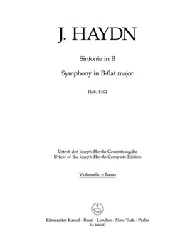 London Symphony Nr. 10 B-flat major Hob.I:102 by Haydn Joseph for