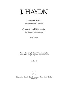 Concerto for Trumpet and Orchestra E-flat major Hob.VIIe:1 by Haydn Joseph for