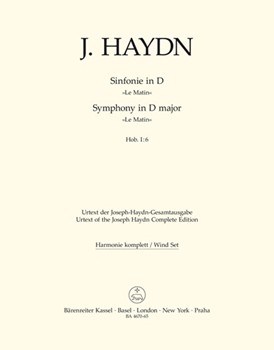 Symphony Nr. 6 D major Hob. I:6 "Le Matin" by Haydn Joseph for