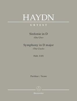 London Symphony Nr. 8 D major Hob.I:101 "The Clock" by Haydn Joseph for Full Score