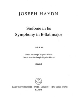 Londoner Symphony Nr. 7 E-flat major Hob.I:99 by Haydn Joseph for