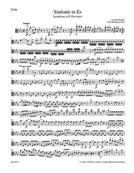 Londoner Symphony Nr. 7 E-flat major Hob.I:99 by Haydn Joseph for